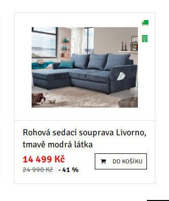 Rohová sedací souprava Livorno, tmavě modrá látka - ASKO akcniletaky.com