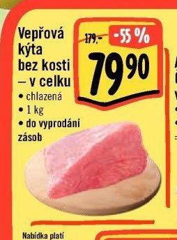 Vepřová kýta bez kosti