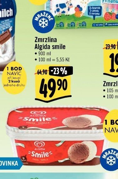 Zmrzlina Algida smile
