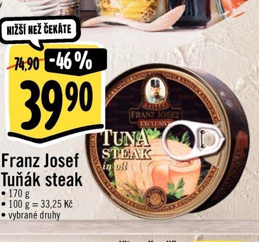 Franz Josef Tuňák steak