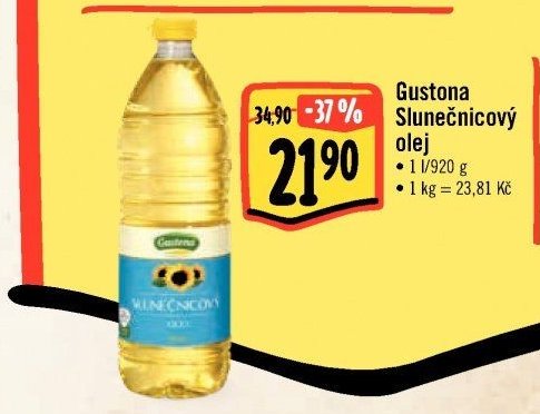 Gustona Slunečnicový olej