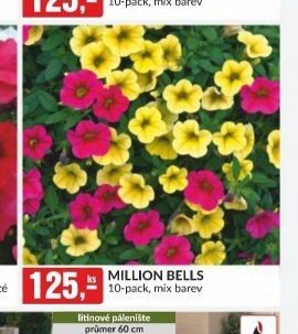 Million bells 10-pack, mix barev