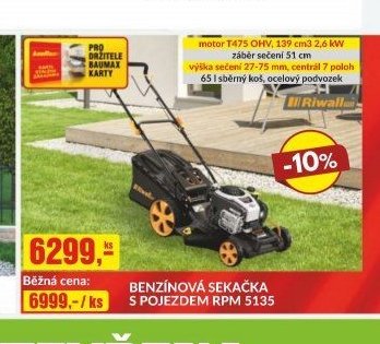Benzínová sekačka s pojezdem RPM 5135