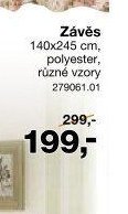 Závěs 140x245 cm - Sconto nábytek akcniletaky.com