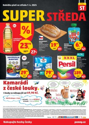 akční leták Penny Market 1.4.2021-7.4.2021