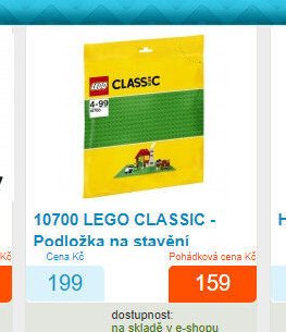 10700 LEGO CLASSIC - Podložka na stavění