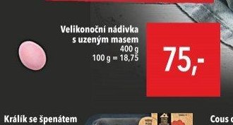 Velikonoční nádivka s uzeným masem