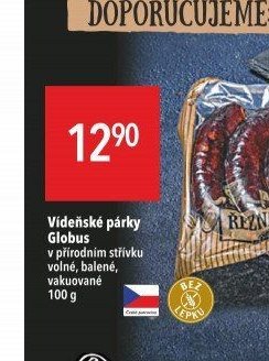 Vídeňské párky Globus