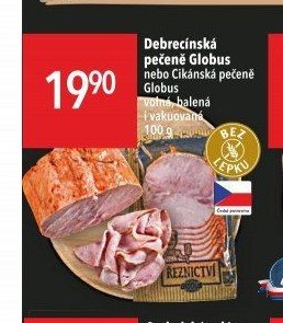 Debrecínská pečeně Globus nebo Cikánská pečeně Globus