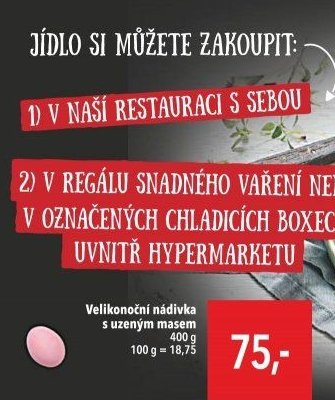 Velikonoční nádivka s uzeným masem