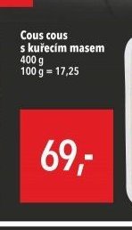 Cous cous s kuřecím masem