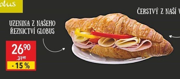 Croissant šunkový