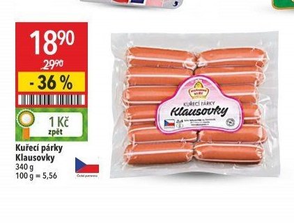 Kuřecí párky Klausovky