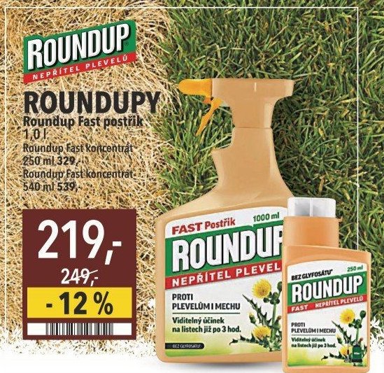 Roundup Fast postřik 1,0 l