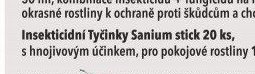 Insekticidní tyčinky Sanium stick 20 ks