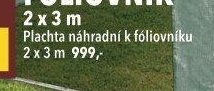 Plachta náhradní k fóliovníku 2 x 3 m