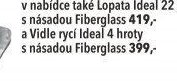 Vidle rycí Ideal 4 hroty s násadou Fiberglass