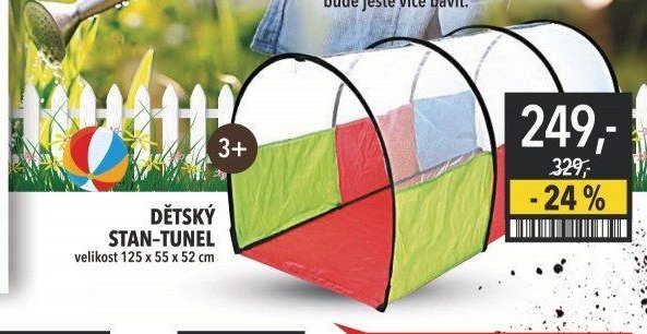 Dětský stan-tunel