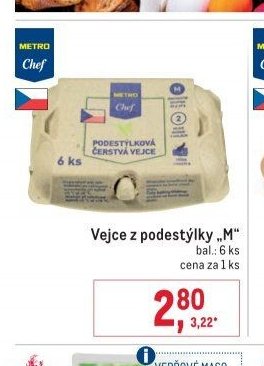 Vejce z podestýlky M