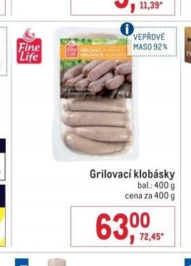 Grilovací klobásky