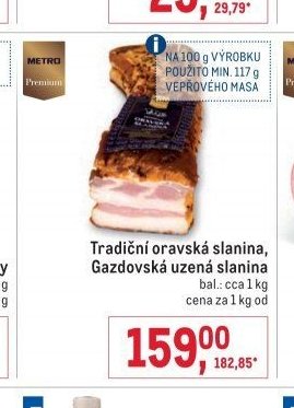 Tradiční oravská slanina, Gazdovská uzená slanina