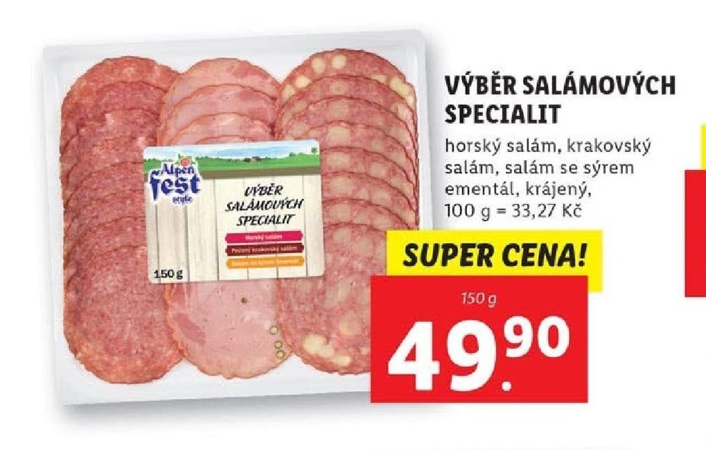 Výběr salámových specialit