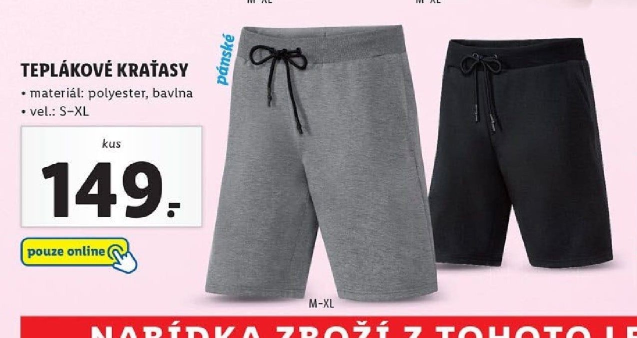 Teplákové kraťasy