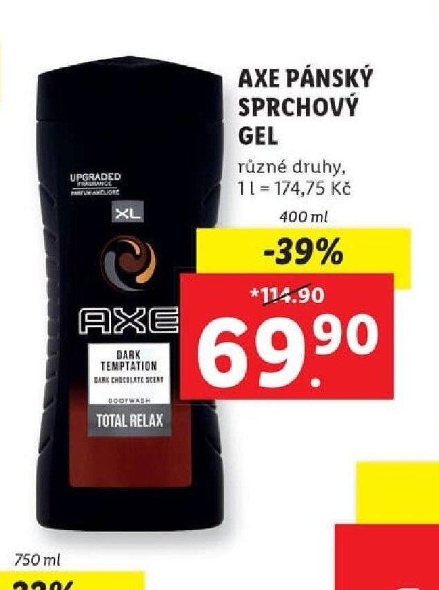 AXE PÁNSKÝ SPRCHOVÝ GEL