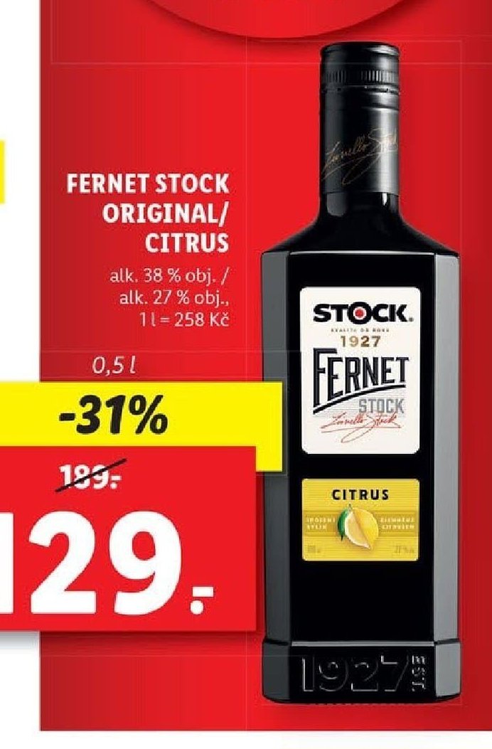 FERNET STOCK ORIGINAL/CITRUS