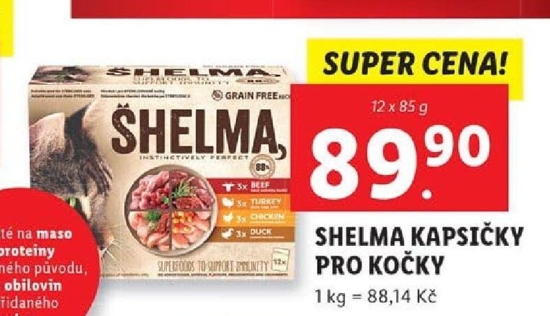 SHELMA KAPSIČKY PRO KOČKY