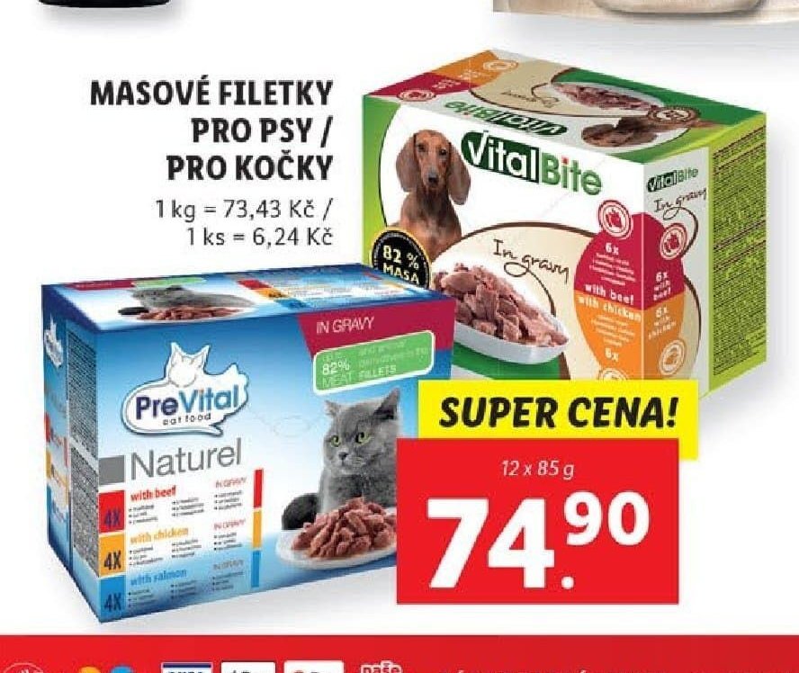 MASOVÉ FILETKY PRO PSY / PRO KOČKY