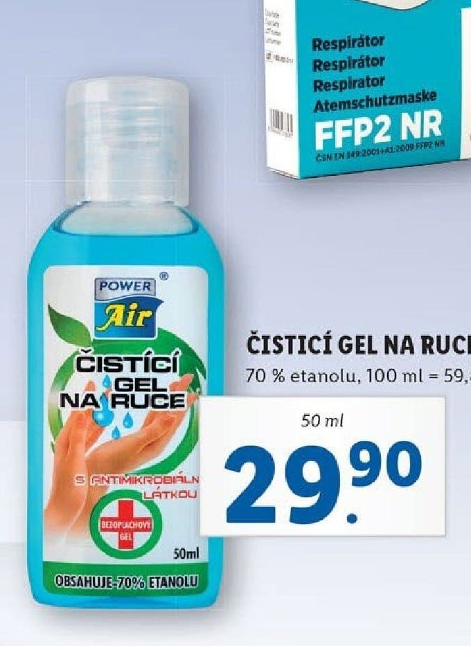 ČISTICÍ GEL NA RUCE 50 ml