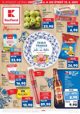 akční leták Kaufland 6.4.2021-13.4.2021