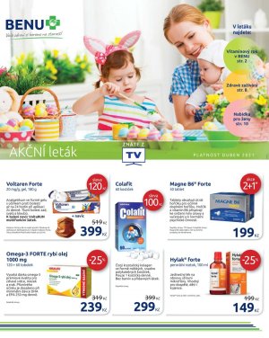 akční leták BENU Lékárna 1.4.2021-30.4.2021