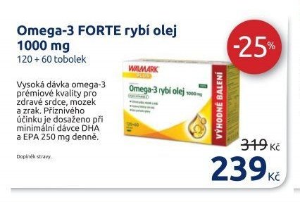 Omega-3 FORTE rybí olej 1000 mg