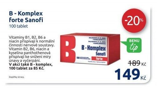 B - Komplex Forte Sanofi