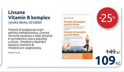 Livsane Vitamin B komplex