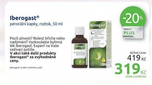 Iberogast perorální kapky, roztok, 50 ml