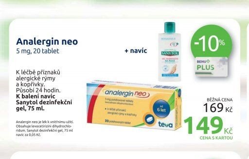 Analergin neo 5 mg, 20 tablet