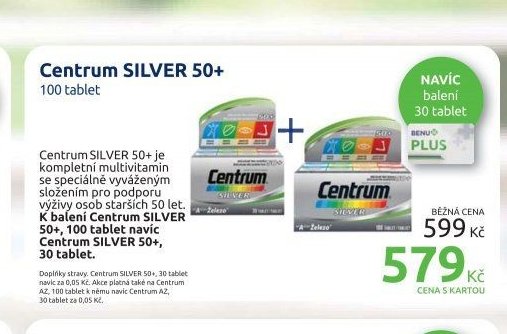Centrum SILVER 50+ 100 tablet