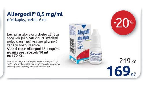 Allergodil 0,5 mg/ml