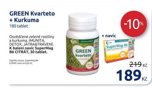 GREEN Kvarteto + Kurkuma