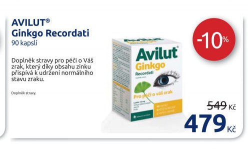 AVILUT Ginkgo Recordati