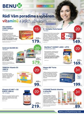 akční leták BENU Lékárna 1.4.2021-30.4.2021