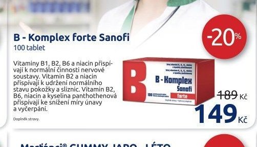 B - Komplex forte Sanofi