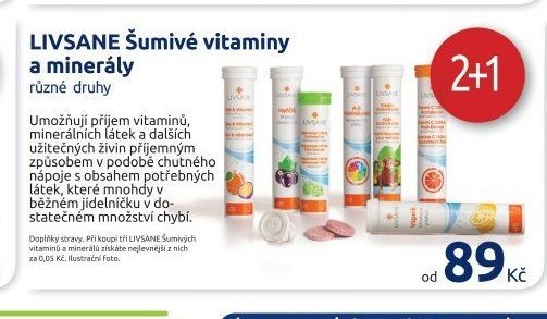 LIVSANE Šumivé vitaminy a minerály