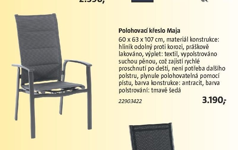Polohovací křeslo Maja - BAUHAUS akcniletaky.com