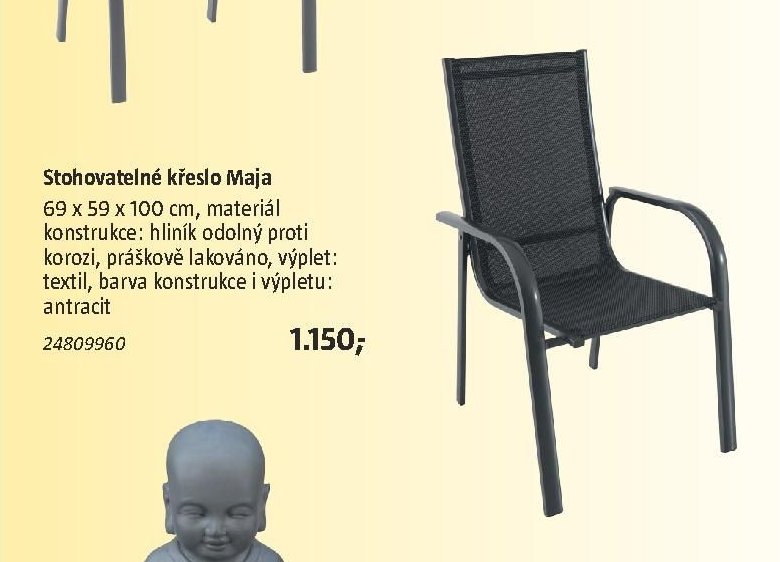 Stohovatelné křeslo Maja - BAUHAUS akcniletaky.com