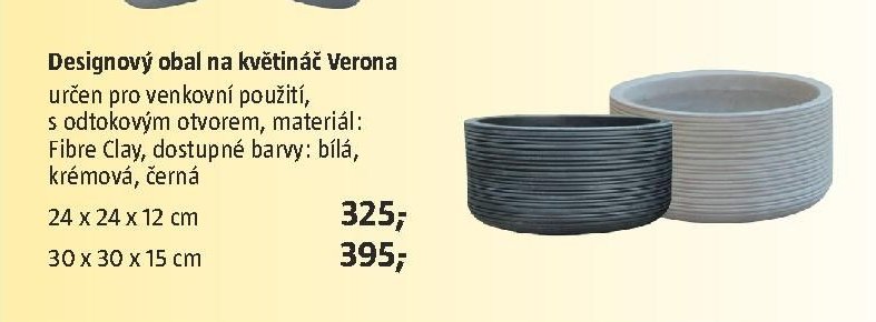 Designový obal na květináč Verona - BAUHAUS akcniletaky.com