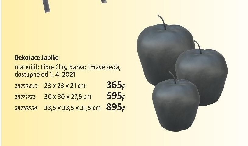 Dekorace Jablko - BAUHAUS akcniletaky.com
